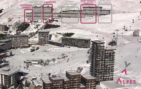 Location au ski Résidence Tougnette - Les Menuires - Extérieur hiver