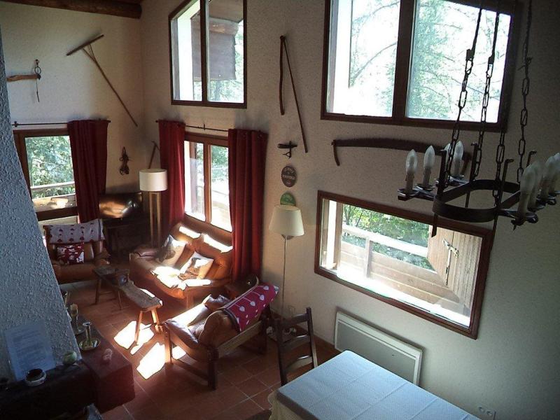 Rent in ski resort 4 room duplex chalet 11 people (CHANDE) - Chalet 11 Personnes - Les Orres - Living room