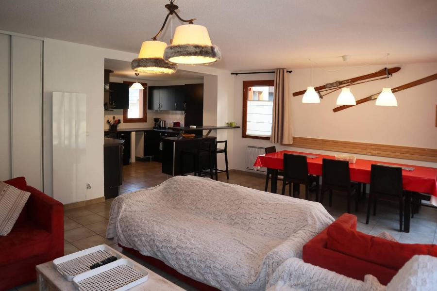 Ski verhuur Chalet 5 kamers 10 personen (1028) - Chalet la Combe d'Or - Les Orres - Woonkamer