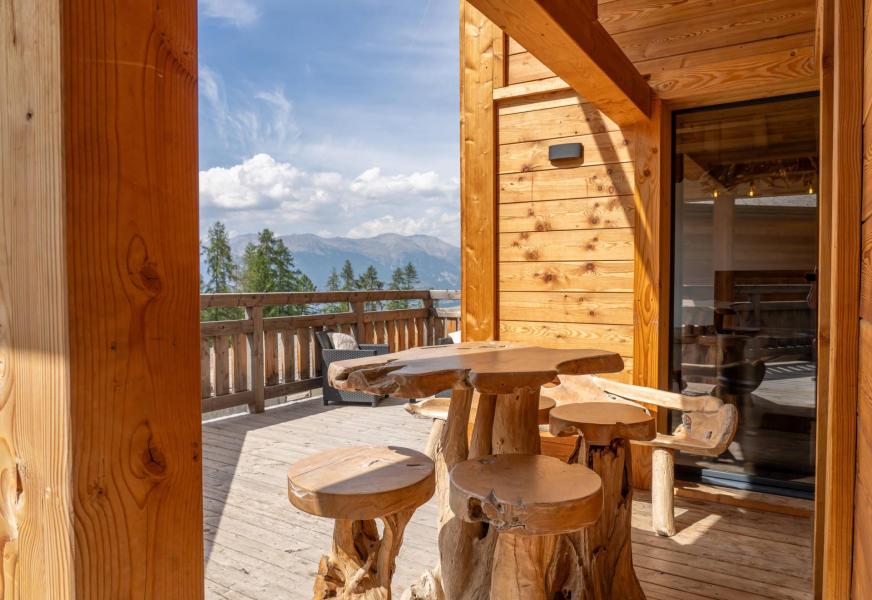 Rent in ski resort 5 room chalet 12 people (3) - Domaine Du Loup Blanc - Les Orres - Balcony