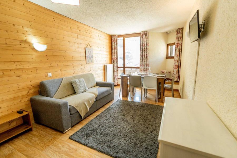 Rent in ski resort Studio sleeping corner 4 people (409) - La Résidence le 1650 - Les Orres - Living room