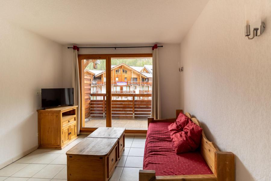 Rent in ski resort 2 room apartment 4 people (420) - Le Balcon des Airelles - Les Orres - Living room