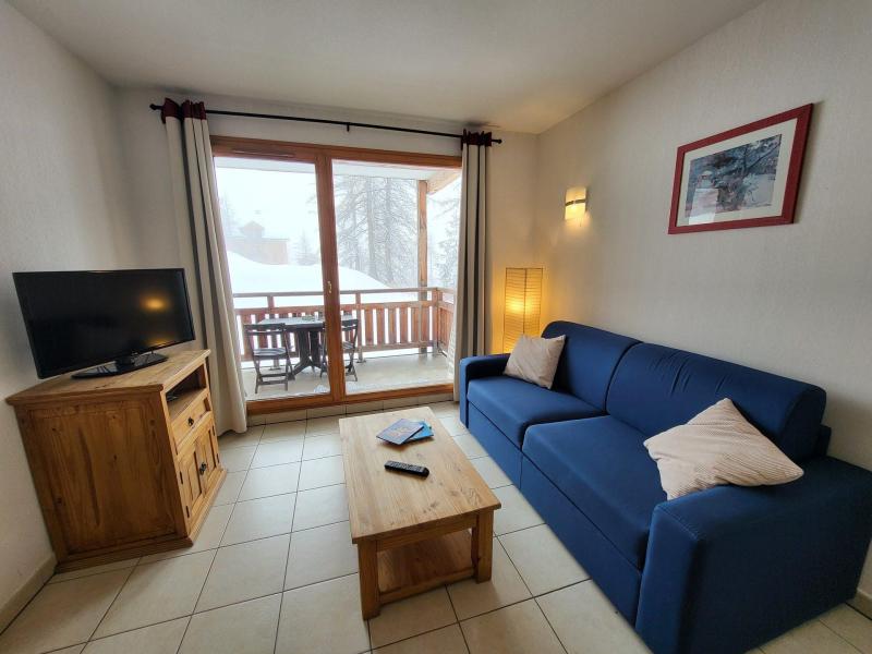 Skiverleih 2-Zimmer-Appartment für 4 Personen (207) - Le Balcon des Airelles - Les Orres - Wohnzimmer