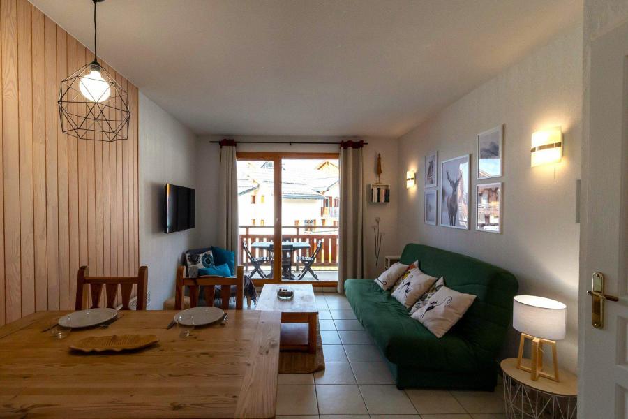Skiverleih 2-Zimmer-Appartment für 4 Personen (210) - Le Balcon des Airelles - Les Orres - Wohnzimmer