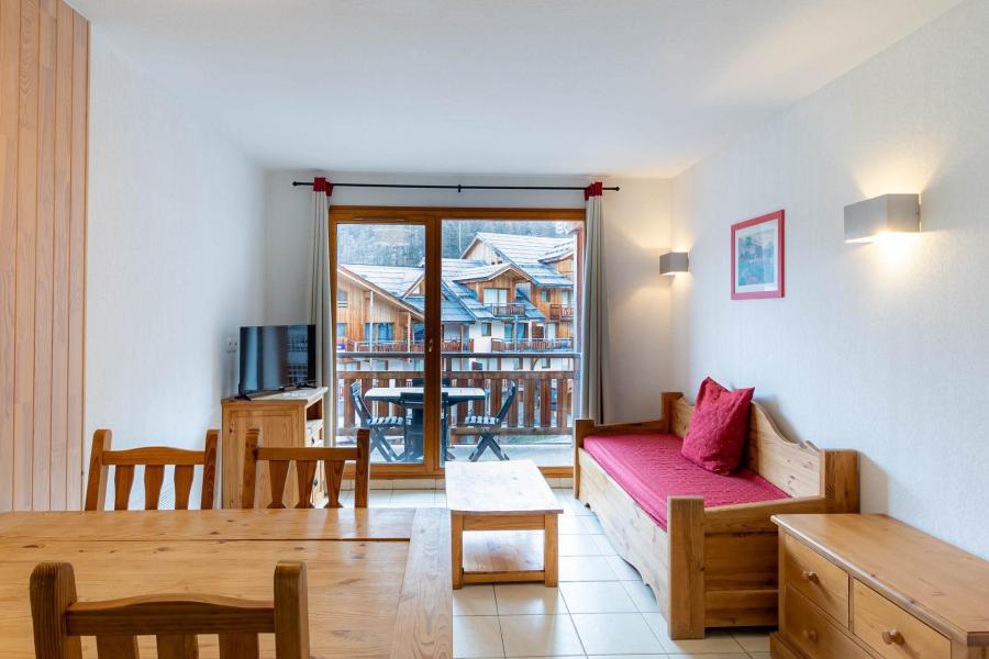 Skiverleih 2-Zimmer-Appartment für 4 Personen (512) - Le Balcon des Airelles - Les Orres - Wohnzimmer