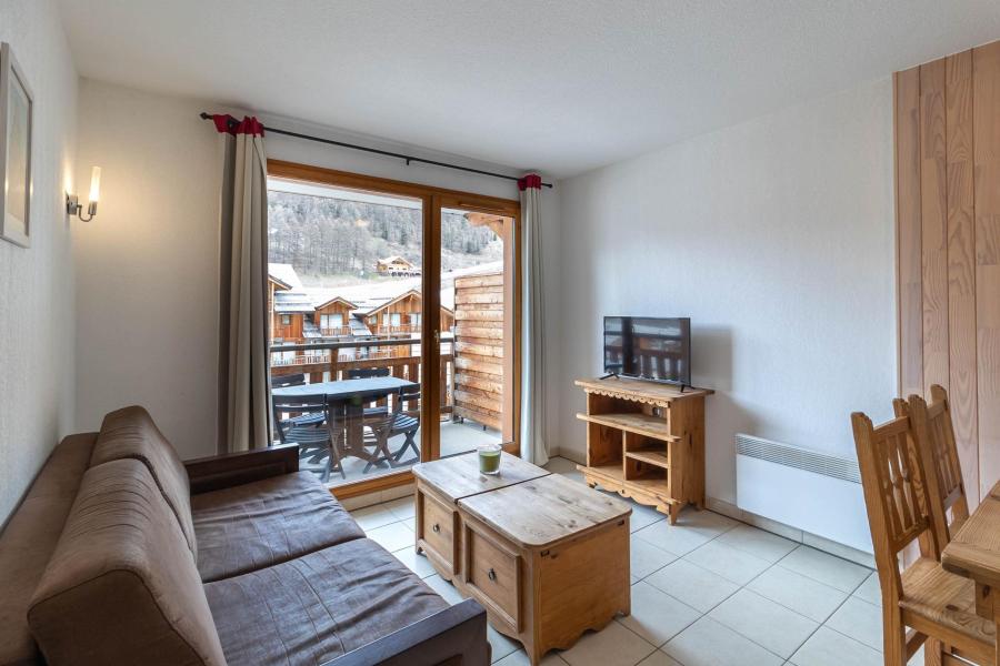 Skiverleih 2-Zimmer-Appartment für 4 Personen (610) - Le Balcon des Airelles - Les Orres - Wohnzimmer