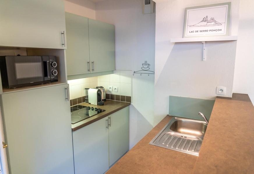 Skiverleih 3-Zimmer-Appartment für 6 Personen (407) - Le Balcon des Airelles - Les Orres - Küche