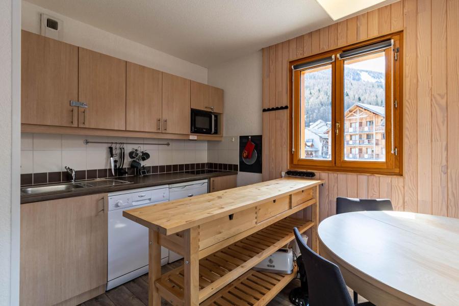 Alquiler al esquí Apartamento 2 piezas para 4 personas (611) - Le Balcon des Airelles - Les Orres - Cocina
