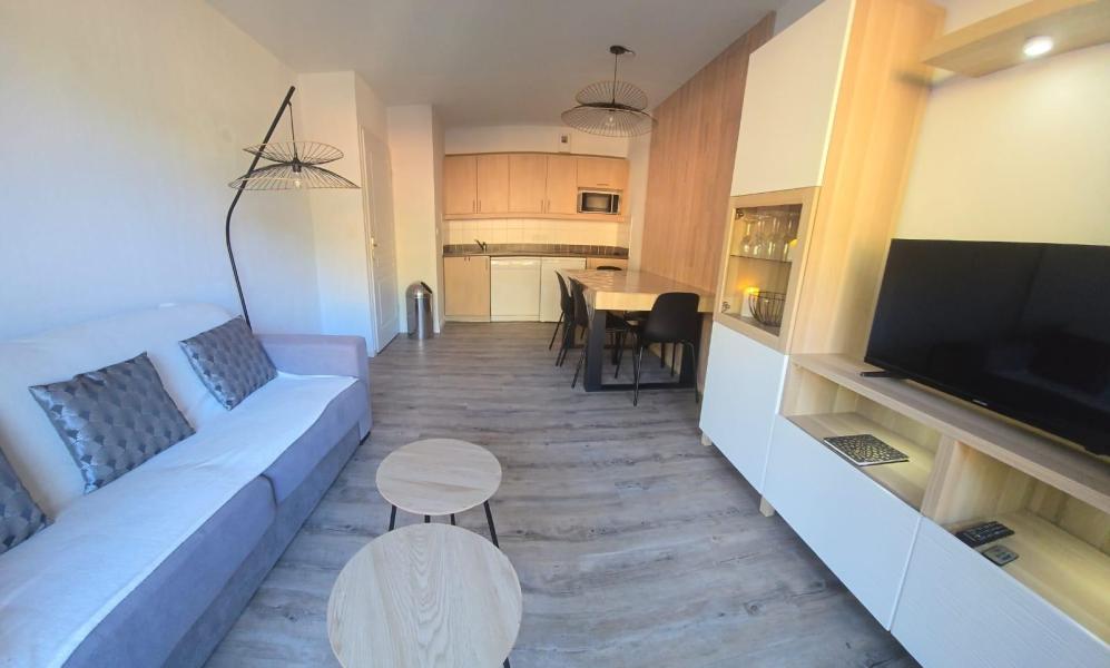 Ski verhuur Appartement 2 kamers 4 personen (512) - Le Balcon des Airelles - Les Orres - Woonkamer