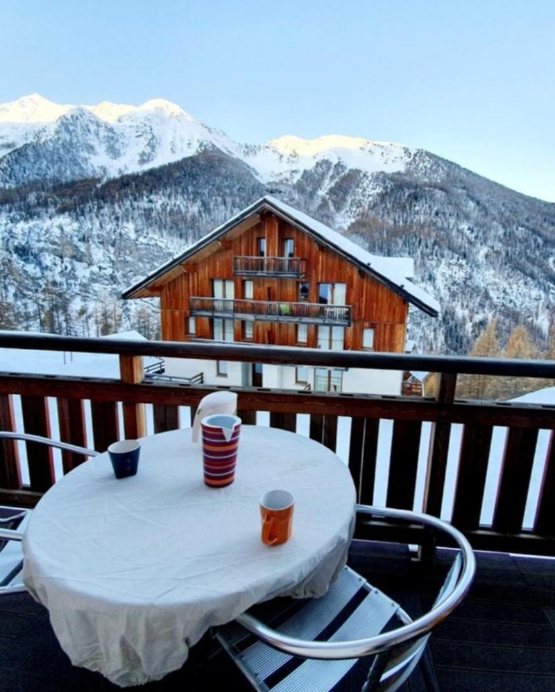 Ski verhuur Appartement 2 kamers 4 personen (611) - Le Balcon des Airelles - Les Orres - Terras