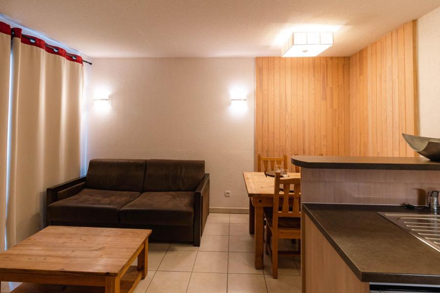Ski verhuur Appartement 3 kamers 6 personen (404) - Le Balcon des Airelles - Les Orres - Woonkamer