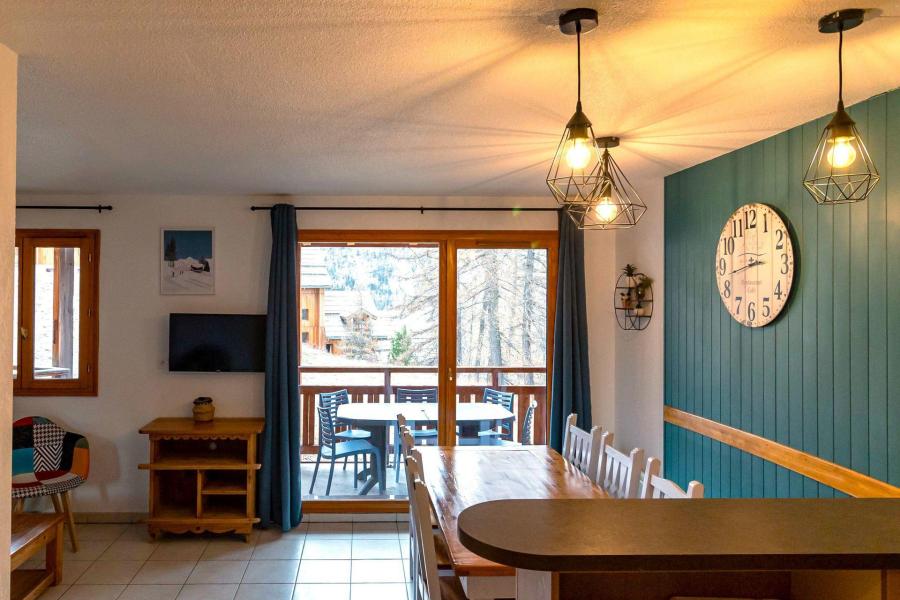 Ski verhuur Appartement 3 kamers 8 personen (309) - Le Balcon des Airelles - Les Orres - Woonkamer