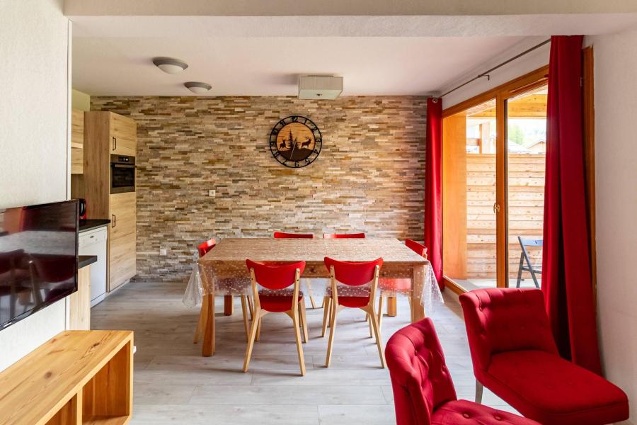 Ski verhuur Appartement 4 kamers 8 personen (501) - Le Balcon des Airelles - Les Orres - Woonkamer