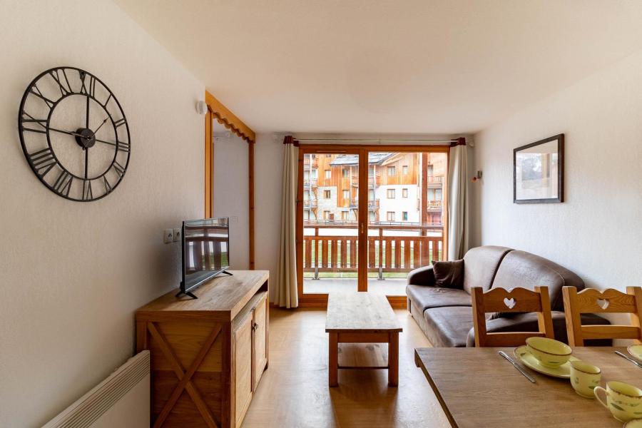 Rent in ski resort 3 room duplex apartment 8 people (205) - Le Parc des Airelles - Les Orres - Living room