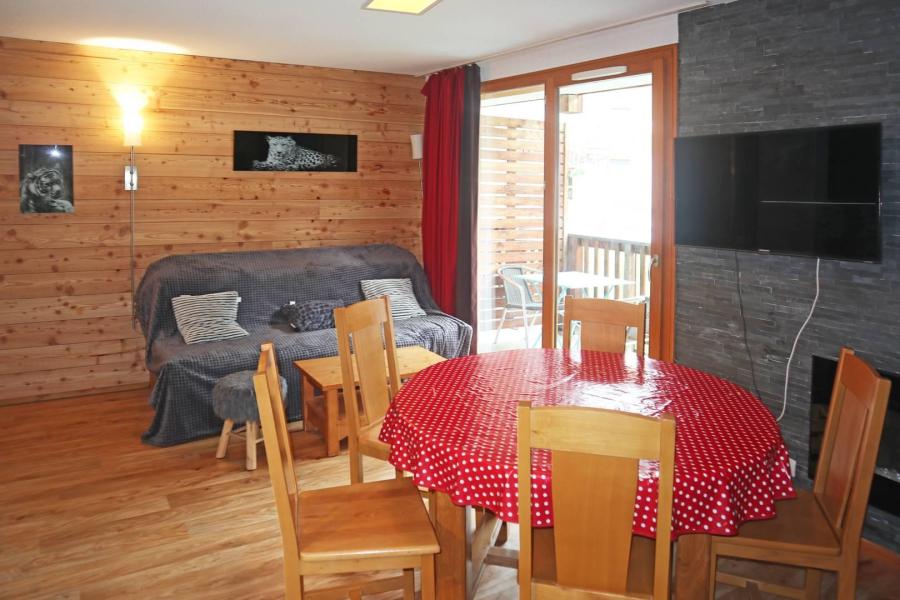 Ski verhuur Appartement 3 kamers 8 personen (800) - Les Balcons de Bois Méan - Les Orres - Woonkamer