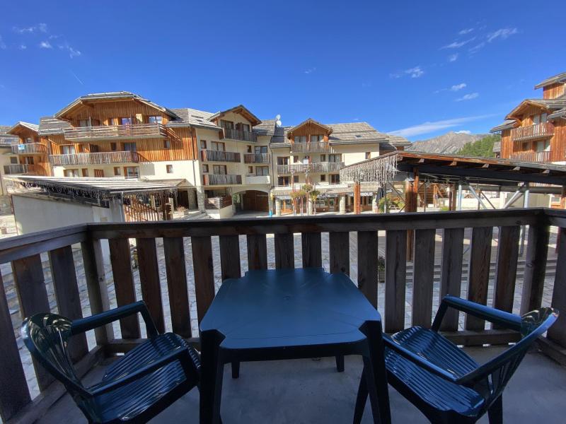 Rent in ski resort 2 room apartment cabin 6 people (MBB113) - Les Hauts de Preclaux - Les Orres - Balcony