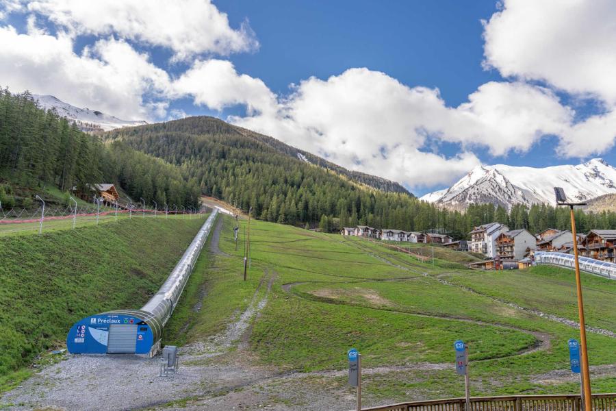 Skiverleih 2-Zimmer-Holzhütte für 6 Personen (MBB206) - Les Hauts de Preclaux - Les Orres - Balkon