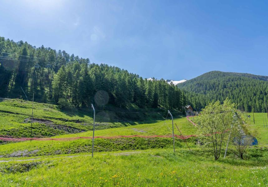 Skiverleih 2-Zimmer-Holzhütte für 6 Personen (MBC513) - Les Hauts de Preclaux - Les Orres - Terrasse