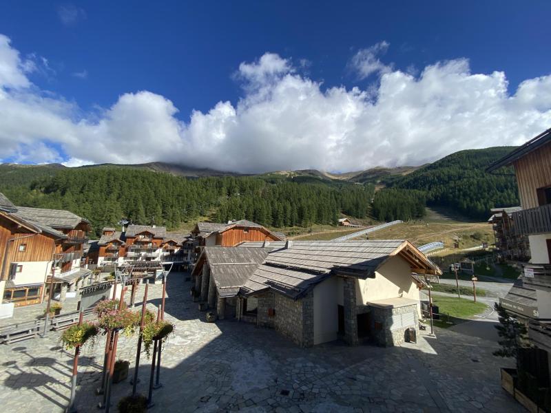 Skiverleih 2-Zimmer-Holzhütte für 6 Personen (MZ2216) - Les Hauts de Preclaux - Les Orres - Balkon