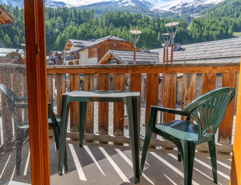 Location au ski Appartement 3 pièces 6 personnes ( MZ2114) - Les Hauts de Preclaux - Les Orres - Balcon