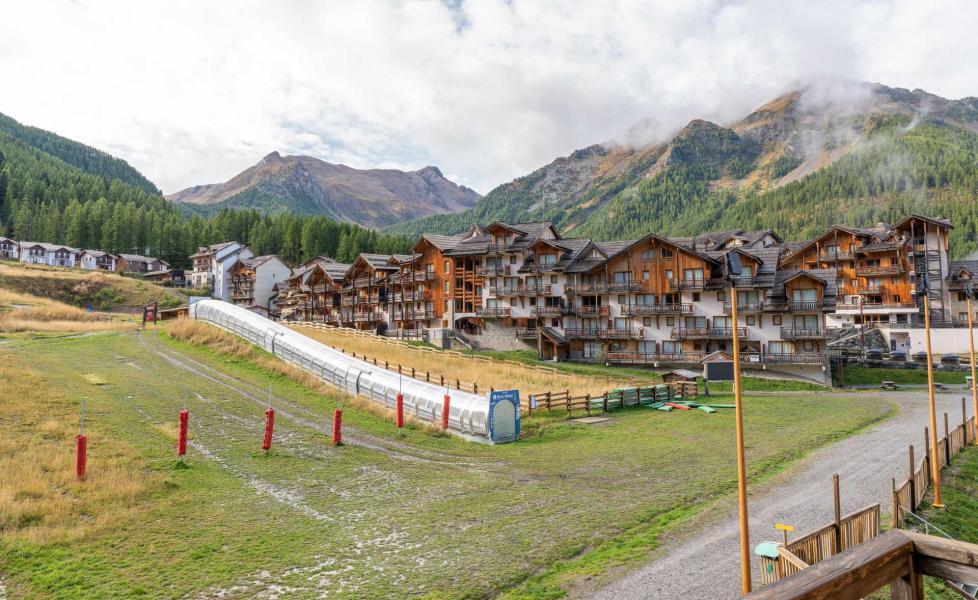 Skiverleih 2-Zimmer-Holzhütte für 6 Personen (MBB310) - Les Hauts de Preclaux I - Les Orres - Balkon