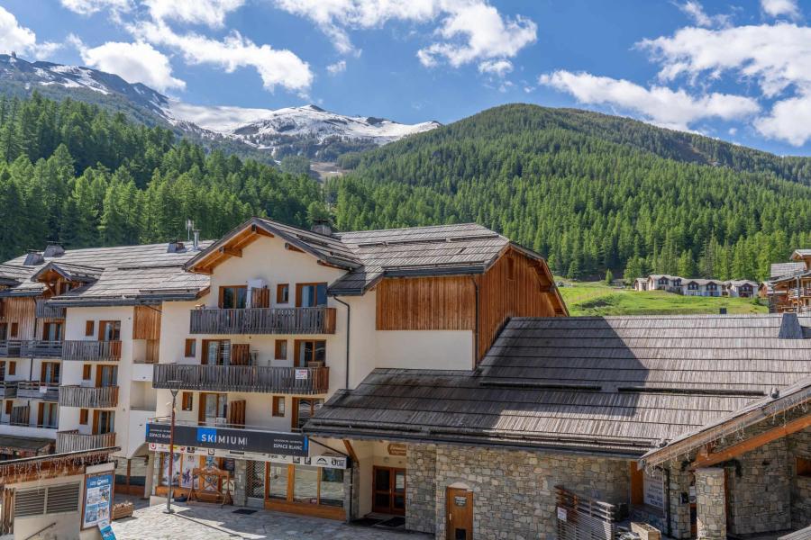 Skiverleih 2-Zimmer-Holzhütte für 6 Personen (MZ1215) - Les Hauts de Preclaux I - Les Orres - Balkon