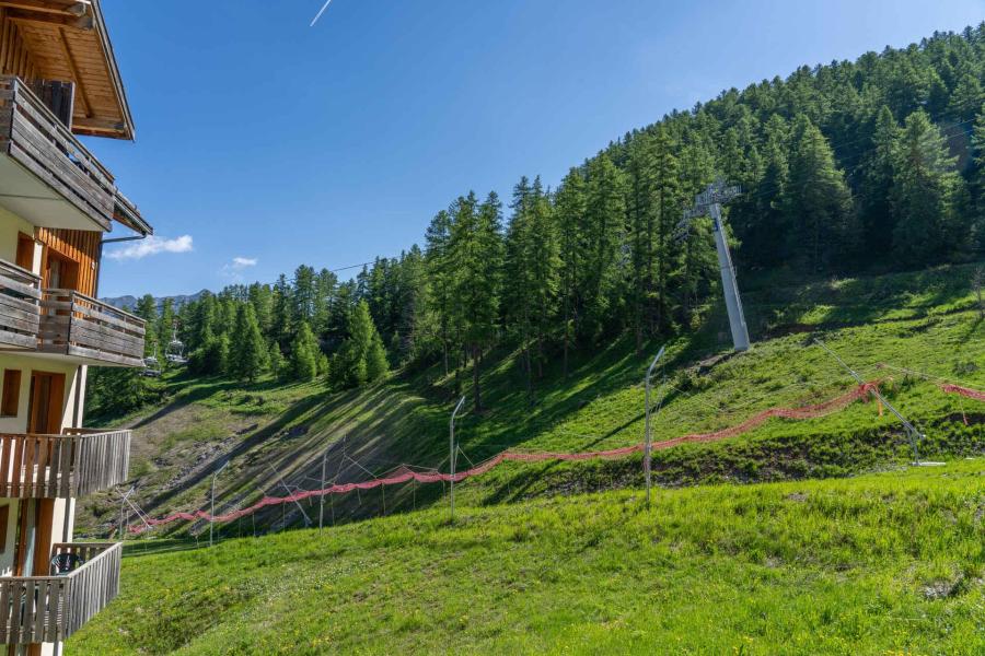 Location au ski Appartement 2 pièces cabine 6 personnes (MBC513) - Les Hauts de Preclaux I - Les Orres - Terrasse