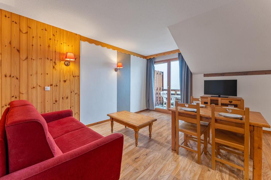 Rent in ski resort Studio cabin 4 people (MBB402) - Les Hauts de Preclaux I - Les Orres - Living room