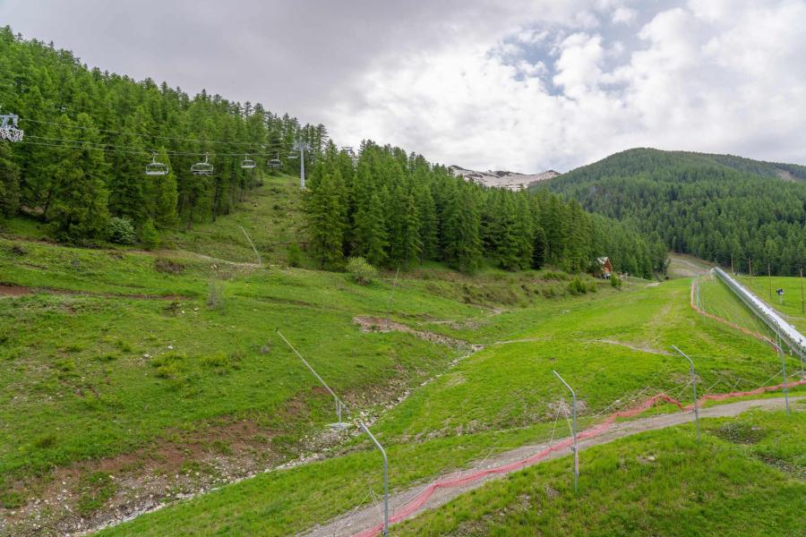 Skiverleih Studio Kabine für 4 Personen (MBC605) - Les Hauts de Preclaux I - Les Orres - Balkon