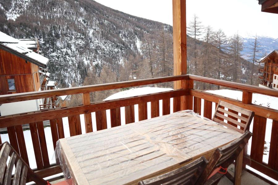Rent in ski resort 2 room apartment 5 people (2007) - Résidence Balcon des Airelles - Les Orres - Balcony