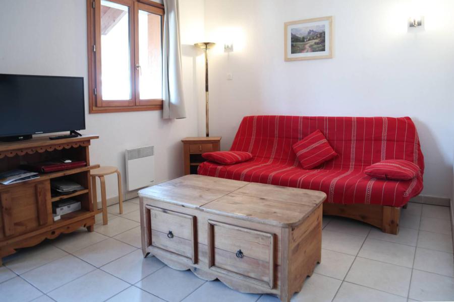 Rent in ski resort 3 room duplex apartment 8 people (494) - Résidence Balcon des Airelles - Les Orres - Living room