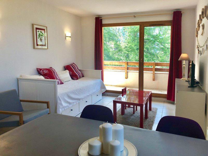 Ski verhuur Appartement 2 kamers 4 personen (500) - Résidence Balcon des Airelles - Les Orres - Woonkamer