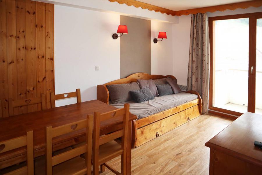 Skiverleih 2-Zimmer-Holzhütte für 6 Personen (503) - Résidence l'Edelweiss - Monts du Bois d'Or - Les Orres - Wohnzimmer