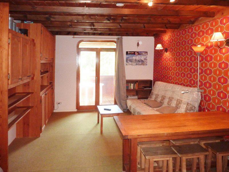 Rent in ski resort Studio cabin 4 people (351) - Résidence l'Epervière - Les Orres - Living room