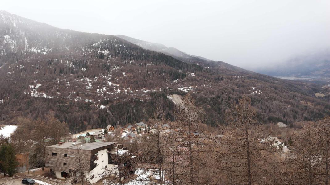 Rent in ski resort Studio 5 people (319) - Résidence l'Horizon - Les Orres - Winter outside