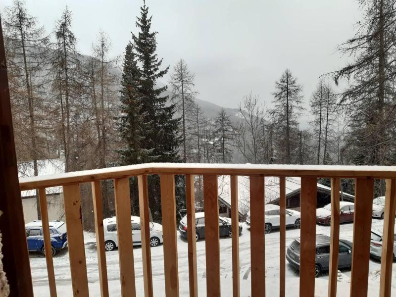 Vacances en montagne Studio coin montagne 6 personnes (02) - Résidence l'Oustal - Les Orres - Extérieur hiver