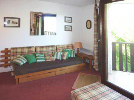 Rent in ski resort Studio sleeping corner 4 people (258) - Résidence l'Oustal - Les Orres - Living room