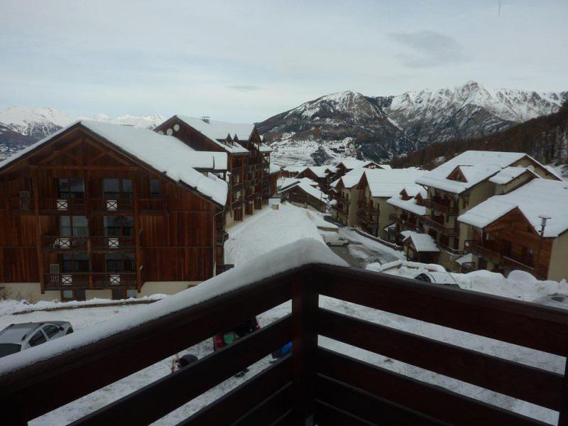 Rent in ski resort 2 room apartment 4 people (1015) - Résidence la Combe d'Or - Les Orres - Balcony