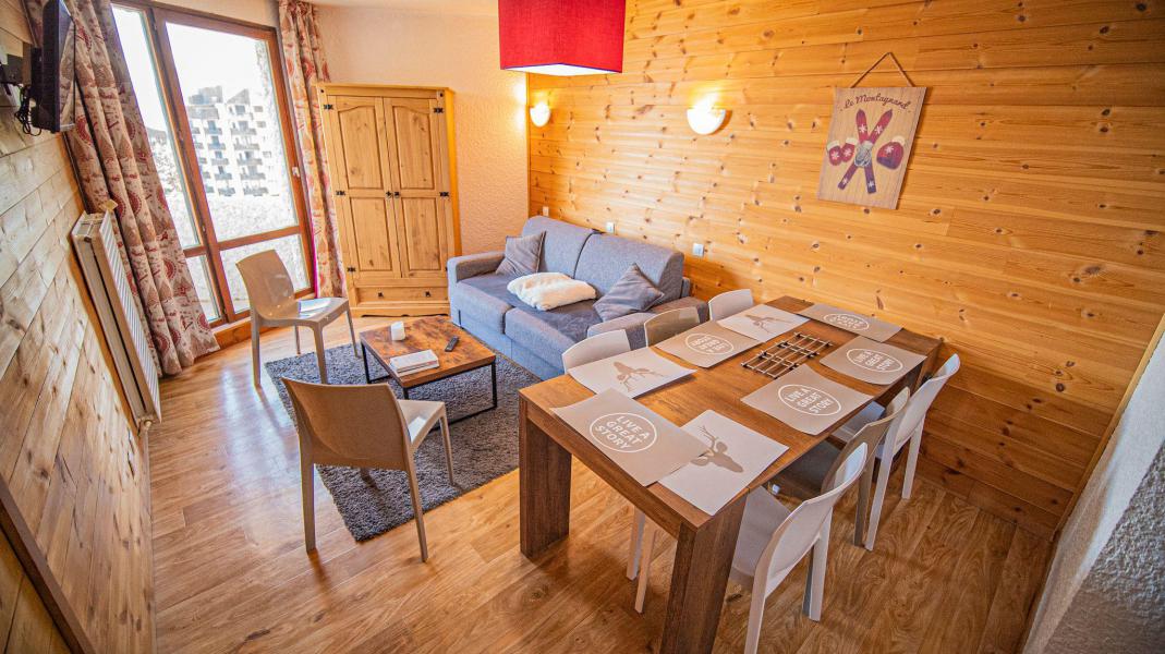 Location au ski Appartement 3 pièces 8 personnes - Résidence le 1650 - Les Orres - Coin repas