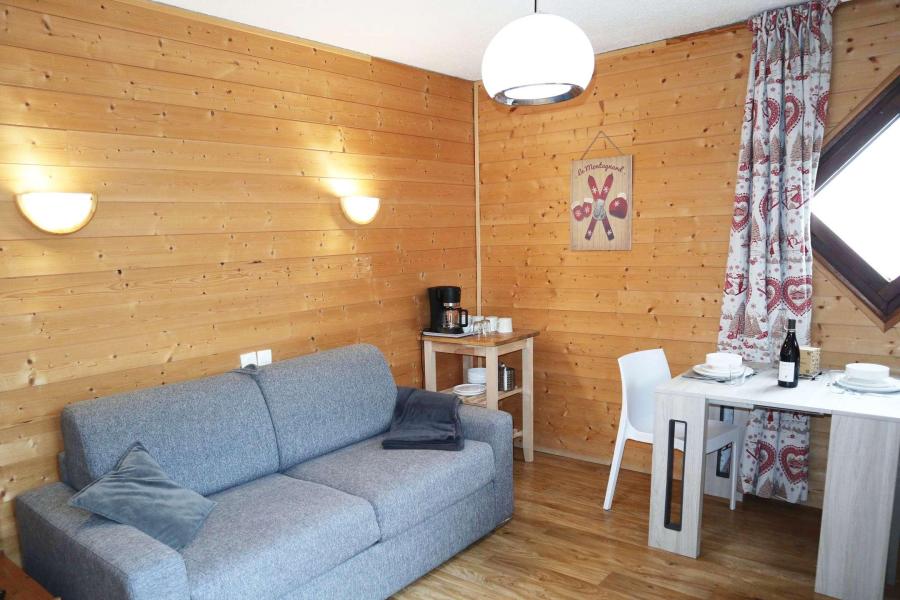 Ski verhuur Studio 2 personen (406) - RESIDENCE LE 1650 - Les Orres - Woonkamer