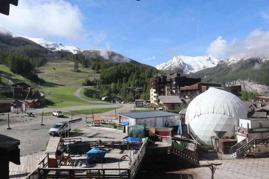 Location au ski Studio 2 personnes (412) - RESIDENCE LE 1650 - Les Orres - Balcon