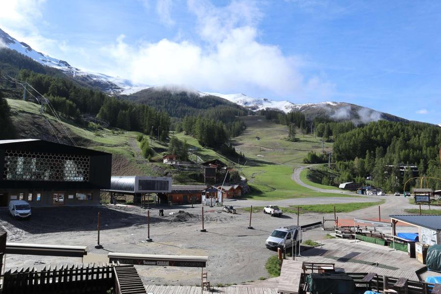 Location au ski Studio coin montagne 4 personnes (411) - RESIDENCE LE 1650 - Les Orres - Balcon