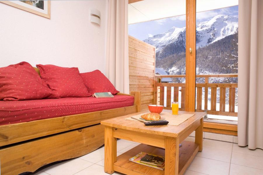 Ski verhuur Résidence le Balcon des Airelles - Les Orres - Woonkamer