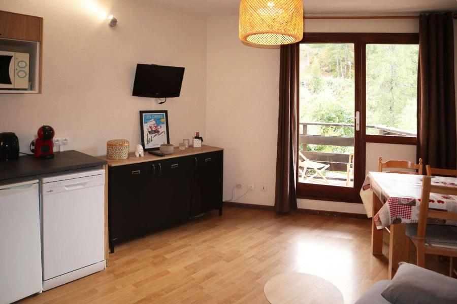 Skiverleih Studio Schlafnische 6 Personen (236) - Résidence le Balcon des Orres - Les Orres - Wohnzimmer