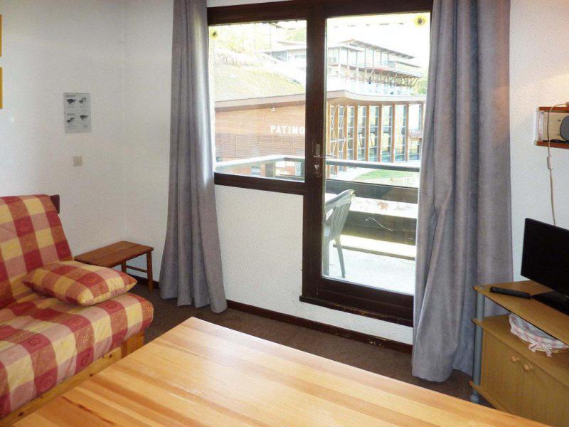 Rent in ski resort Studio sleeping corner 6 people (232) - Résidence le Balcon des Orres - Les Orres - Living room