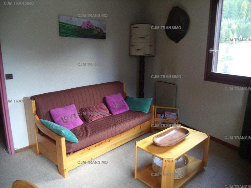 Rent in ski resort 2 room apartment 6 people (506) - Résidence le Cairn - Les Orres - Living room