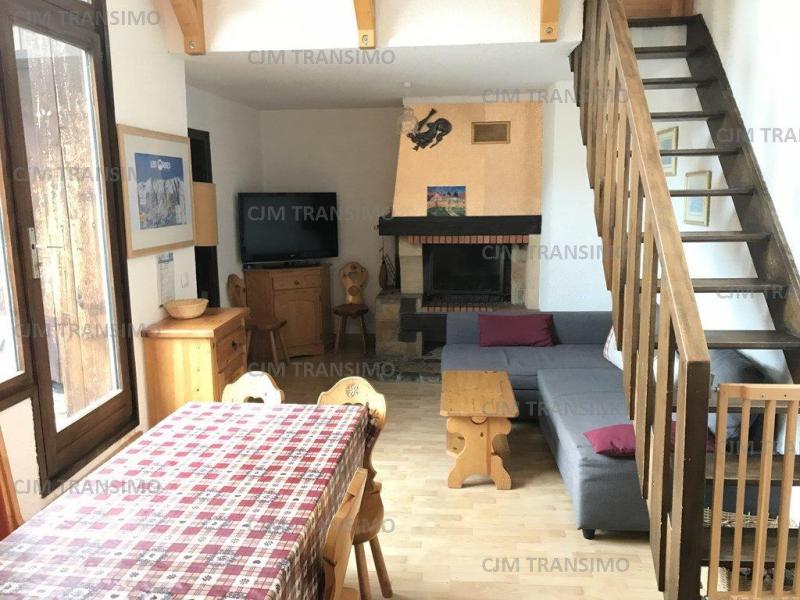 Rent in ski resort 4 room duplex apartment 12 people (1103) - Résidence le Cairn - Les Orres - Living room