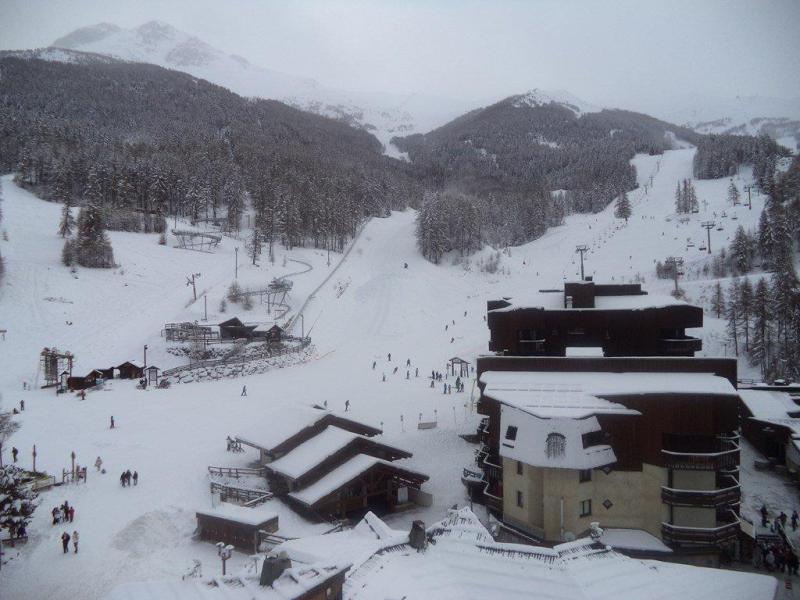 Location au ski Studio coin montagne 4 personnes (803) - Résidence le Cairn - Les Orres - Extérieur hiver