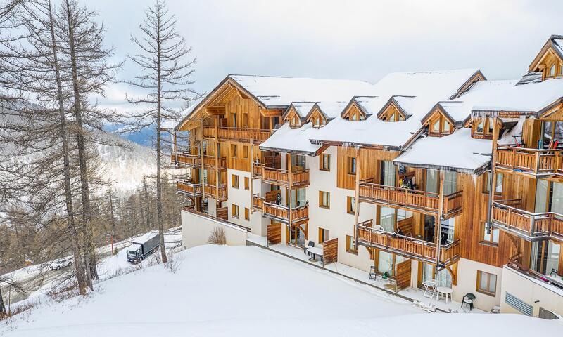 Location au ski Résidence Le Parc des Airelles *** - MH - Les Orres - Extérieur hiver