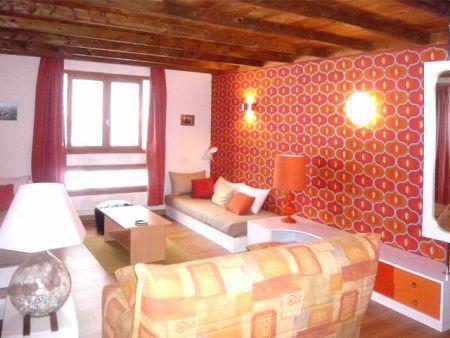Rent in ski resort 2 room apartment 6 people (332) - Résidence le Silhourais - Les Orres - Living room